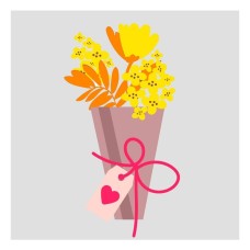 Florist Offer Yellow Bouquet